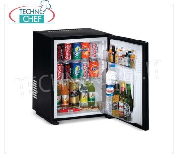 Technochef - Frigor Minibar per camera albergo, classe A+, capacità 40 lt, Frigor Minibar per camera albergo,  classe A+, capacità 40 lt, temperatura +8°/+14°C, V.230/1, Kw.0,06, Peso 13 Kg, dim.mm.566x441x432h