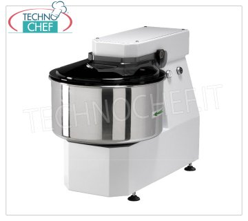 FIMAR - Impastatrice a Spirale da 22 Kg, Linea LIGHT,  mod.30LN Impastatrice a Spirale da 25 Kg, Linea LIGHT con vasca da litri 32, capacità d'impasto 22 kg, linea LIGHT LN, adatta per impasti teneri, TRIFASE, V. 400/3, kw 0,75, peso 69 kg, dim. mm 420x680x660h