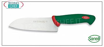 Sanelli - Coltello SANTOKU cm 16 - Linea ORIENTALE Professional - 380616 Coltello SANTOKU, Linea ORIENTALE Professional SANELLI, lungo mm. 160