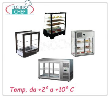 Vetrine espositive refrigerate da banco 