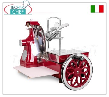 FAC - AFFETTATRICE  MANUALE a VOLANO FIORATO, lama Ø 370 mm, Professionale