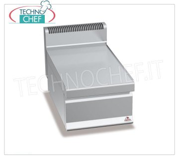 TECHNOCHEF - PIANO NEUTRO TOP con CASSETTO, 1 modulo da 400 mm, Mod.N7T4BC PIANO NEUTRO TOP con CASSETTO ESTRAIBILE, BERTOS, Linea MACROS 700, Serie WORKING, 1 modulo da 400 mm, Peso 16 Kg, dim.mm.400x700x290h