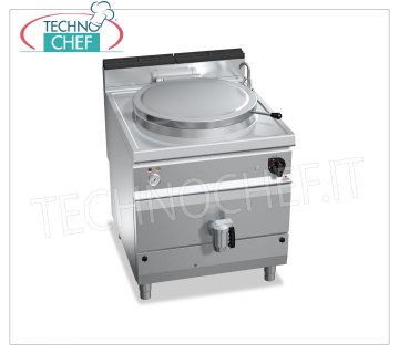 TECHNOCHEF - Pentola Cilindrica a Gas da lt.100, Riscaldamento indiretto, Mod.G9P10I PENTOLA CILINDRICA a GAS da lt.100, BERTOS, Linea MAXIMA 900, Serie HIGH-TECH, con riscaldamento indiretto, potenza termica Kw.20,9, Peso 139 Kg, dim.mm.800x900x900h