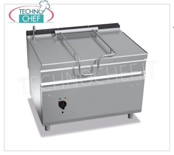 Technochef - Brasiera Elettrica, Ribaltamento Motorizzato, Capacità lt.120, Mod.E9BR12/I+RM Brasiera ribaltabile elettrica, BERTOS, Linea MAXIMA 900, Serie MAXI-120, con vasca inox da lt.120, ribaltamento motorizzato, V.400/3+N, Kw.14,4, Peso 205 Kg, dim.mm.1200x900x900h