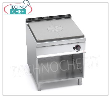 TECHNOCHEF - CUCINA TUTTAPIASTRA a GAS su VANO a GIORNO, mod. G9TPM CUCINA TUTTAPIASTRA a GAS su VANO a GIORNO, BERTOS  Linea MAXIMA 900, Serie HIGH POWER, potenza termica Kw 13,00, Peso 157 kg, dim.mm.800x900x900h