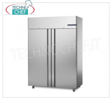 Armadio Freezer Professionale 2 Porte, lt.1200, Ventilato, Temp.-18°/-22°C Armadio Frigorifero/Congelatore 2 porte, con stuttura in acciaio inox, capacità lt.1200, temperatura -18/-22°C, refrigerazione ventilata, V.230/1, Kw.1,708, Peso 190 Kg, dim.mm.1480x715x2085h