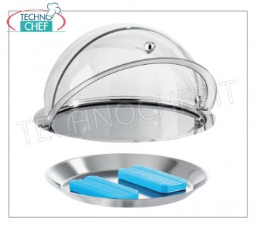 Vetrina refrigerata con cupola, set 5 pezzi