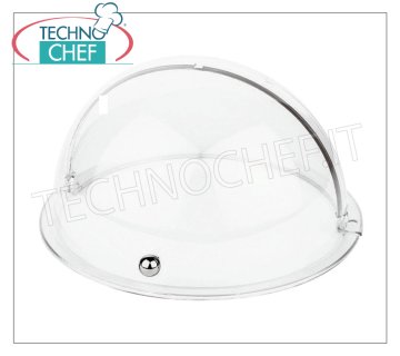 Coperchi per buffet Coperchio Tondo Roll Top Cm 38 Ricambi Plexiglassglass