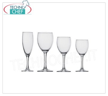 Bicchieri per la Tavola - serie complete coordinate CALICE FLUTE, ARCOROC, Collezione Princesa Temperato