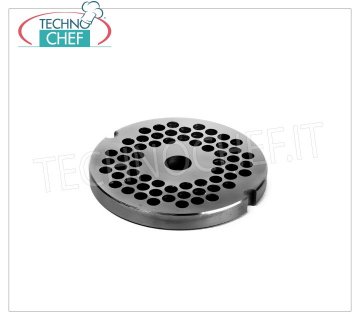 STAMPO  in ACCIAIO INOX  con Fori  diametro  8 mm,  per TRITACARNE Tipo 32 -