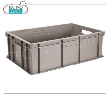 Contenitori sovrapponibili in polietilene per stoccaggio e trasporto, cm 60x40 - gamma completa