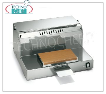 Confezionatrice manuale da banco con piano caldo, per pellicola in Bobine larghe 50 cm, Mod.DISPENSER 50M2