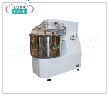 FIMAR - Impastatrice a spirale da 50 Kg,  mod. 50SN, disponibile Trifase v. 400/3 e 2 Velocita' V. 400/3, Impastatrice a Spirale da 50 Kg con vasca da litri 62, Trifase, V 400/3 kW 2,2, dim. mm 530x920x920h