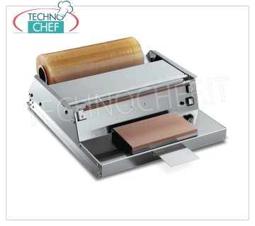 Confezionatrice manuale da banco con piano caldo, per pellicola in Bobine larghe 50 cm, Mod.DISPENSER51MB