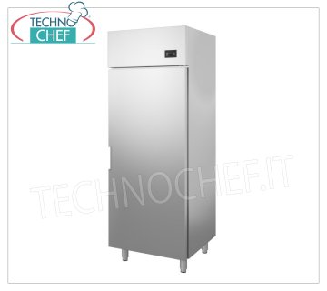 Technochef- Armadio Frigo 1 Porta, lt.600, Ventilato, Temp.0°/+8°C, Classe C Armadio Frigorifero 1 Porta, Professionale, struttura esterna in acciaio inox, lt.600, Temp.0°/+8°C, ECOLOGICO in Classe C, Gas R290, ventilato, V.230/1, Kw.0,24, Peso 70 Kg, dim.mm.720x700x2020h