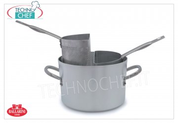Ballarini  - PENTOLA CUOCIPASTA in Alluminio con 2 MEZZI CESTI,