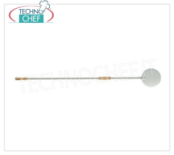 LILLY - Palettino per Pizza Tondo Inox, versione LISCIO, Ø cm 18, Mod.70920