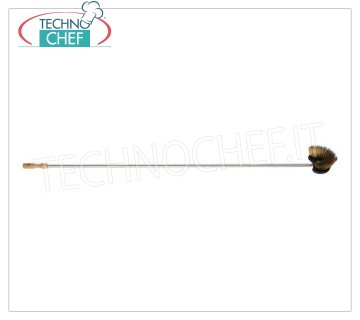 LILLY - Spazzola Ottone Girevole Mezzaluna per Forno, Mod.70929