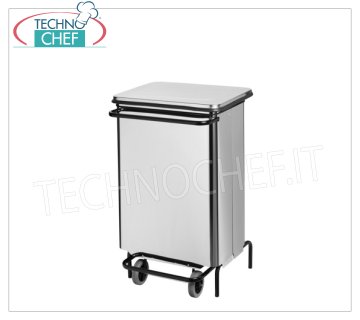 Pattumiere in acciaio inox