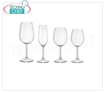 Bicchieri per la Tavola - serie complete coordinate CALICE CABERNET, BORMIOLI ROCCO, Collezione New Riserva Degustazione Cristalllino