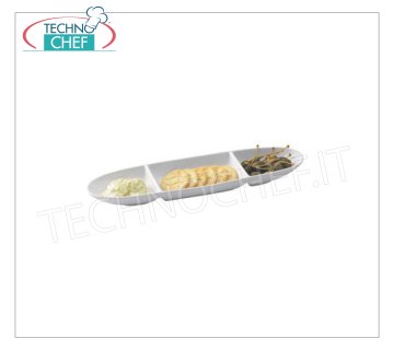 Party - Happy Hour VASCHETTA 3 SCOMPARTI, TOGNANA, Collezione Party, Cm.35X9 -- Acquistabile in confezione da 6 pezzi