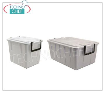 Cassette box con coperchio Cassetta sovrapponibile con coperchio, HORECA, Lt.20, Cm.28x38, H.29,6