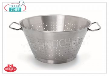 Ballarini - COLAPASTA CONICO con BASE 2 maniglie in ACCIAIO INOX 18/10,