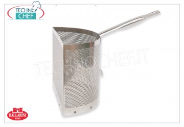 Ballarini Professionale - CESTELLO INOX da 1/2, per Cuocipasta 2 Cesti Mod.9035, Serie 9200 Cestello inox in lamiera microforata da 1/2, Serie 9200, diametro 360 mm, H 230 mm, per pentola cuocipasta 2 cesti Mod.9035.36