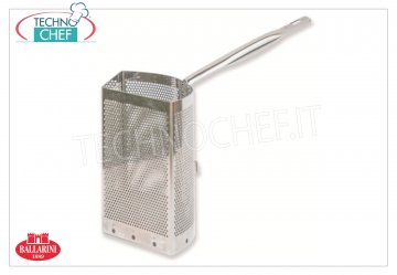 Ballarini Professionale - CESTELLO INOX da 1/3, per Cuocipasta 3 Cesti Mod.9036, Serie 9200 Cestello inox in lamiera microforata da 1/3, Serie 9200, diametro 360 mm, H 230 mm, per pentola cuocipasta 3 cesti Mod.9036.36