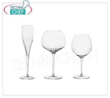 Bicchieri per la Tavola - serie complete coordinate CALICE PERLAGE FLUTE, LUIGI BORMIOLI, Collezione Vinoteque Degustazione Cristallino