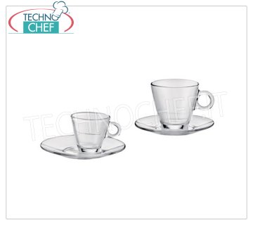 Tazze caffè - cappuccino in vetro