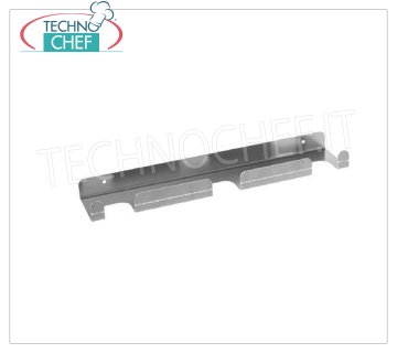 GI.METAL - Supporto da parete 3 posti, Mod.99364 Supporto a parete 3 posti (pala, palettino, spazzola) in alluminio anodizzato.