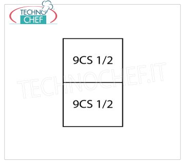 TECHNOCHEF - Set 2 Cestelli 1/2 per cuocipasta, Mod.9CP2 Set 2 Cestelli 1/2 per Cuocipasta Linea 900