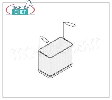 TECHNOCHEF - Cestello 1/3 per cuocipasta, Mod.9CS1/3 Cestello 1/3 dim.mm.290x160x200h, per Cuocipasta Linea 900