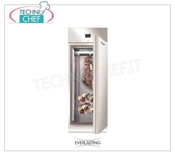 ARMADIO FROLLATURA CARNE, Inox, 1 Porta, carico Max 150 Kg, mod. STG MEAT 700 INOX Everlasting - ARMADIO Frollatura-Maturazione Carne, Inox, 1 PORTA, carico Max 150 Kg, - Temp. 0°+10°C.- Gsas R452A, Dim. mm 750x850x2080h
