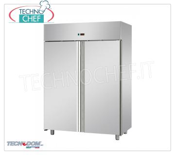 TECNODOM - Armadio Congelatore-Freezer 2 porte, lt.1400, PASTICCERIA, Temperatura Negativa Armadio Congelatore-Freezer 2 porte, Marca TECNODOM, struttura in acciaio inox, capacità lt.1400, PASTICCERIA, bassa temperatura -18°/-22°C, refrigerazione ventilata, PASTICCERIA Teglie mm 600x400, V.230/1,Kw.0,7,Peso 169 Kg,dim.mm.1420x800x2030h