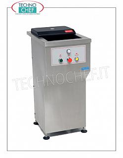 Dissipatori di rifiuti Dissipatore di rifiuti a carica continua con quadro comandi, capacità produttiva Kg/h 200, V.400/3, Kw.1,80, Peso 80 Kg, dim.mm.400x600x940h