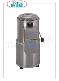 Puliscicozze Puliscicozze inox, capacità produttiva 60 Kg/h, carico cozze 3 Kg, V.400/3, Kw.0,37, Peso 39 Kg, dim.mm.350x550x700h
