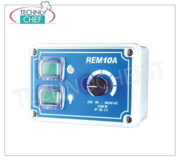 Regolatore Velocita' manuale per Cappe con Interrutore Luce