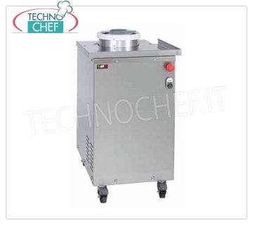 Arrotondatrice per Impasti: Pizza, Piadina, Pane,  pagnotte da 30 a 300 gr, automatica Professionale Arrotondatrice per Impasti Pizza, Piadina, Pane, lavora pezzature da 30 a 300 gr, coclea in alluminio TEFLONATA, V, 380/3 - Kw 0,37, Peso Kg. 47 - dim. cm 39x44x74h