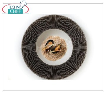 CHURCHiLL - Porcellane per Ristorante - Collezione BAMBOO RILIEVO DUSK Servizio completo in porcellana, collezione BAMBOO RILIEVO DUSK, marca CHURCHiLL