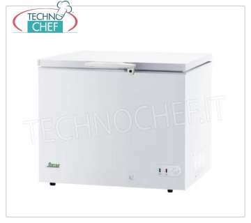 Forcar - CONGELATORE a POZZO, lt.252, Temp. ≤ -18, Statico, Classe A+, mod.G-BD305 Congelatore orizzontale a pozzo, ECO Line, esterno in acciaio verniciato bianco, capacità lt.252, temperatura ≤ -18, refrigerazione statica, ECOLOGICO in CLASSE A+, Gas R600a, V.230/1, Kw.0,072, Peso 40 Kg, dim.mm.1125x580x850h