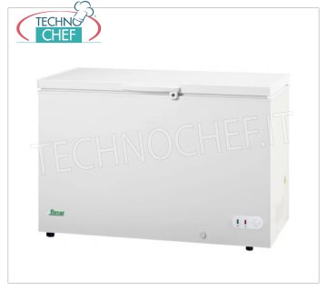 Forcar - CONGELATORE a POZZO, lt.368, Statico, Temp. ≤ -18, Classe A+, mod.G-BD450 Congelatore orizzontale a pozzo, ECO Line, esterno in acciaio verniciato bianco, capacità lt.368, temperatura ≤ -18, refrigerazione statica, ECOLOGICO in Classe A+, Gas R600a, V.230/1, Kw.0,086, Peso 51 Kg, dim.mm.1275x750x850h
