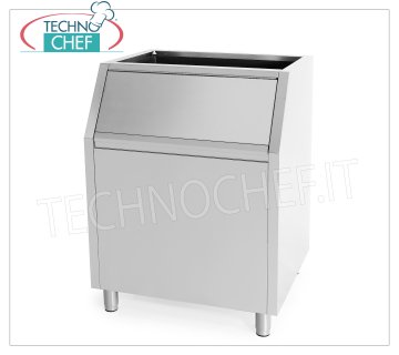 Contenitori/Depositi per macchine ghiaccio; capacità 240 Kg Deposito ghiaccio in polietilene altamente isolato, capacità 240 Kg, utilizzabile con: produttori granulari mod. G 250/500, produttori in cubetti Mod.C 80/180, VM 350/500/900 e produttori in scaglie Mod. MUSTER 350, dimensioni mm 870x790x1000h.