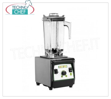 EASYLINE - Technochef, Frullatore Inox Professionale da lt.2, Mod.BL021