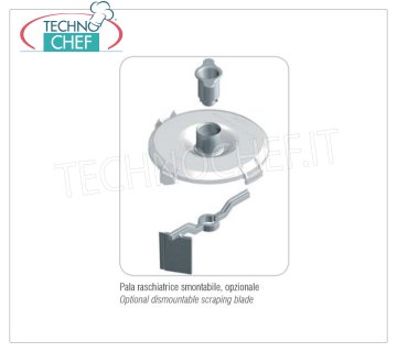TECHNOCHEF - Pala raschiatrice smontabile, Mod.IB4003030
