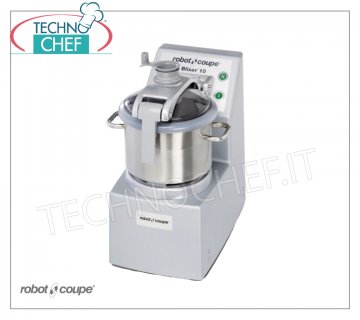 CUTTER-OMOGEINIZZATORE BLIXER 10, capacità vasca lt.11,5, Marca ROBOT COUPE, professionale CUTTER-OMOGEINIZZATORE BLIXER 10, Marca ROBOT COUPE, con Vasca da 11,5 lt - 2 velocità,  1500-3000 giri/minuto, Comandi ad Impulso, V. 400/3, Kw 2,6, Peso 42 kg, Dimensioni mm 315x545x680h