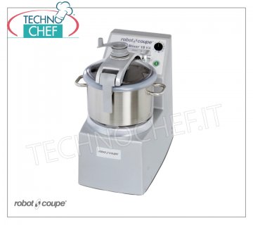 CUTTER-OMOGEINIZZATORE BLIXER 15 V.V, capacità vasca lt.15, Marca ROBOT COUPE, professionale CUTTER-OMOGEINIZZATORE BLIXER 15 V.V, Marca ROBOT COUPE, con Vasca da 15 lt - Variatore di Velocità da 300 a 3.500 giri/minuto, Comandi ad Impulso, V. 400/3, Kw 3,0, Peso 50 kg, Dimensioni mm 315x545x700h