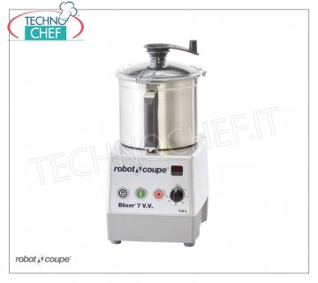 ROBOT COUPE - Cutter-Omogeneizzatore Blixer 7 V.V, vasca lt.7,5, Variatore di Velocità, dim.mm 280x350x535h