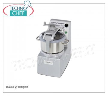 CUTTER-OMOGEINIZZATORE BLIXER 8 V.V, capacità vasca lt.8, Marca ROBOT COUPE, professionale CUTTER-OMOGEINIZZATORE BLIXER 8 V.V, Marca ROBOT COUPE, con Vasca da 8 lt - Variatore di Velocità da 300 a 3.500 giri/minuto, Comandi ad Impulso, V. 230/1, Kw 1,50, Peso 39 kg, Dimensioni mm 315x545x605h